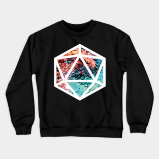 D20 Decal Badge - Performance Crewneck Sweatshirt